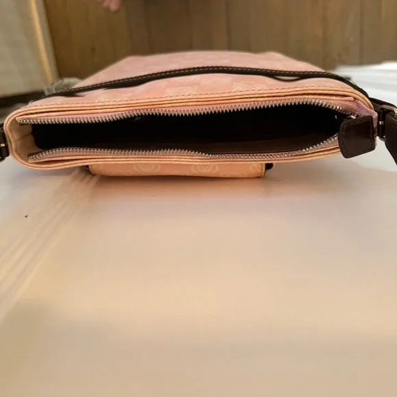 Loewe Pink and White Crossbody Bag